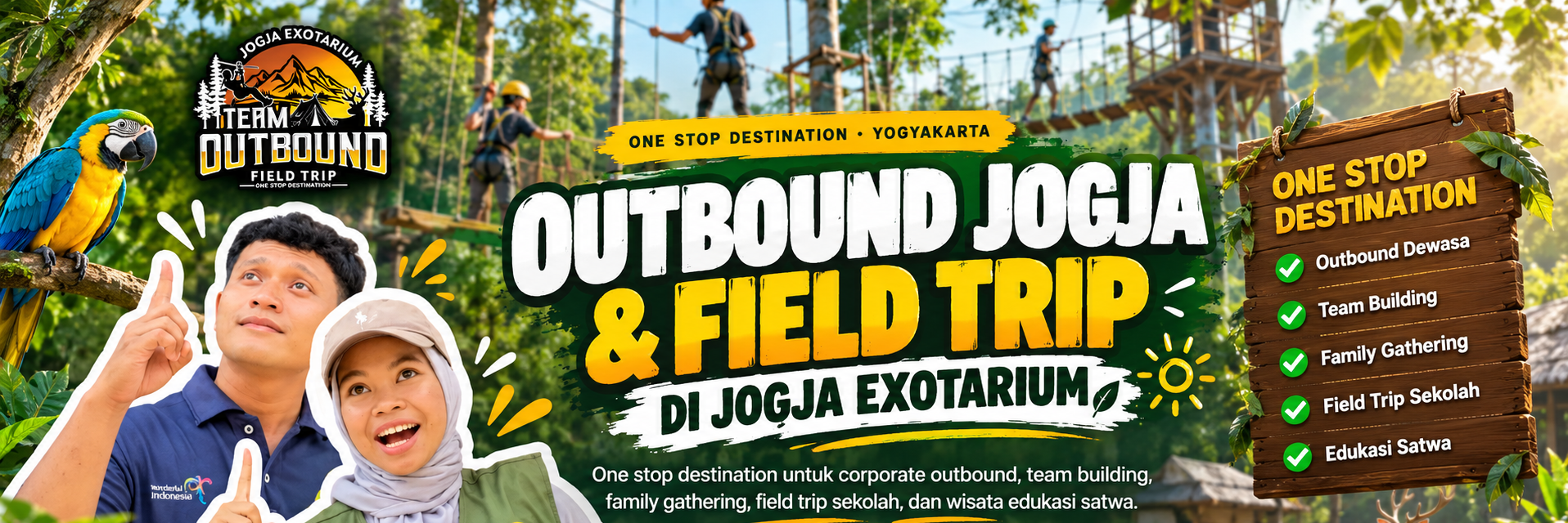 Outbound Jogja & Field Trip di Jogja Exotarium
